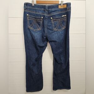 Melissa McCarthy Seven7 Women's Boot Cut Jeans - Dark Blue